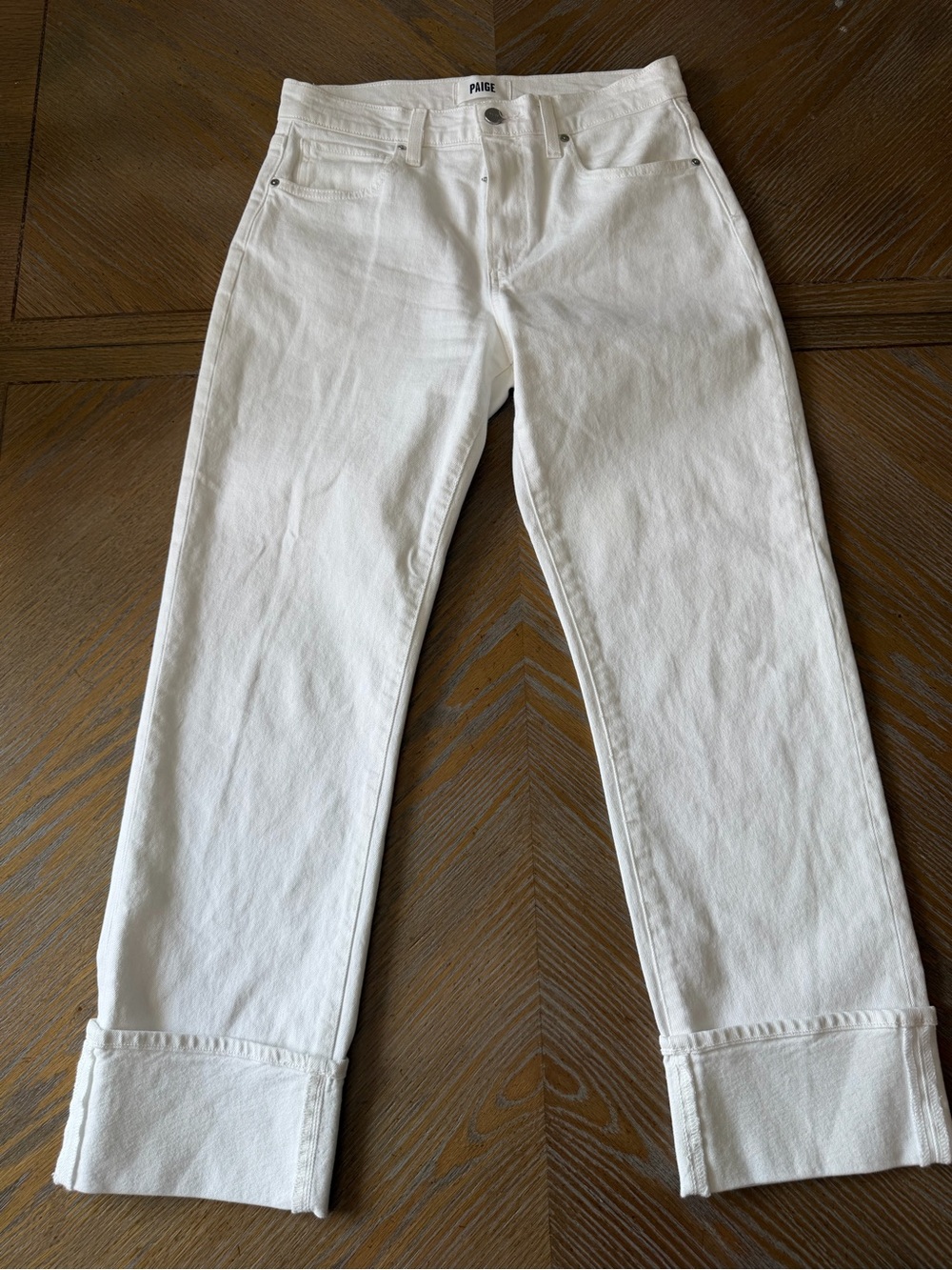 PAIGE Morgan Ankle Straight Jeans | White |
Size 26 - Picture 2 of 5